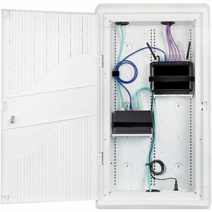 StarTech.com 28in Wall-Mount Media Enclosure, Cable Management Box for Network Distribution, Mounting Fixtures/Modules Inc