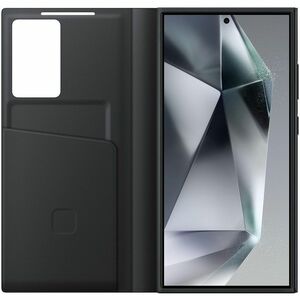 Samsung S View Carrying Case (Wallet) Samsung Galaxy S24 Ultra Smartphone - Black
