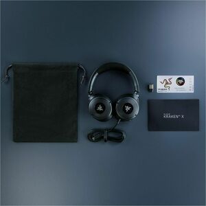 Razer Kraken V4 X Gaming Headset - Stereo - USB Type A - Wired - 32 Ohm - 20 Hz to 20 kHz - Over-the-head, On-ear - Binaur