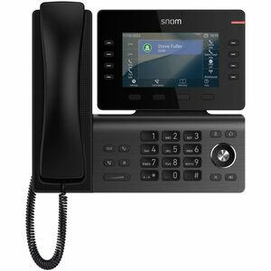 Snom D812 IP-Telefon - Schnurgebunden - Schnurgebunden - Desktop, Wandmontierbar - VoIP - 12,7 cm (5 Zoll) TFT-LCD - 2 x N