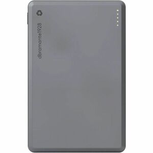 dbramante1928 ApS Recharge Power Bank - Grey - For Smartphone - 5000 mAh - 20 W - 3 A, 2.22 A, 1.67 A - 5 V DC, 9 V DC, 12