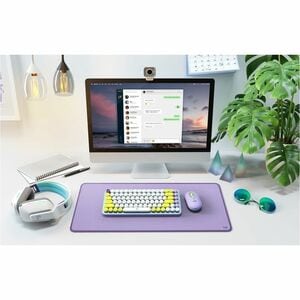Logitech POP Mouse 鼠标 - 蓝牙 - USB - 光学 - 4 按钮 - 无线 - 10 m - 4000 dpi - 滚轮 - 1 x AA Battery Supported