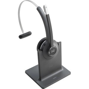 Cisco 561 Headset - Wireless - DECT 6.0 - 333 ft - 90 Ohm - Over-the-head - Ear-cup - Electret, Uni-directional Microphone
