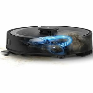 Tapo RV30 Max Plus Robot Vacuum/Mop - 3 L Dust Capacity - 300 mL Water Tank Capacity - Brush, Filter - Carpet, Hard Floor 