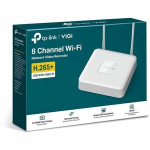 VIGI NVR1108H-W 8 Channel Wired Video Surveillance Station - Network Video Recorder - HDMI - 4K Recording