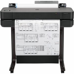 HP Designjet T630 DIN A1 Tintenstrahl-Großformatdrucker - 609,60 mm (24 Zoll) Druckbreite - Farbe - 4 Farbe(n) - 30 s Farb