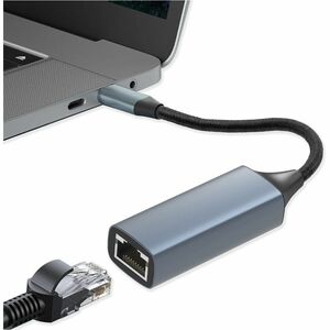 4XEM USB-C to 2.5 Gbps RJ-45 Ethernet Adapter - TAA - USB 3.2 (Gen 1) Type C - 2.50 Gbit/s Data Transfer Rate - Realtek RT