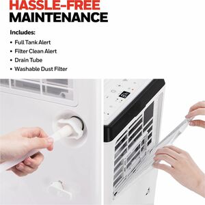 Honeywell TP70AWKNR Dehumidifier - 1.75 gal Tank - 4000 Sq. ft. - White