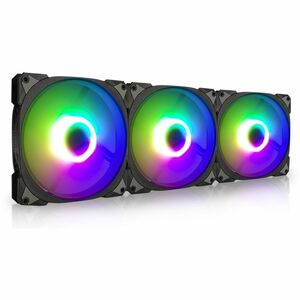 In Win Neptune AN120 Cooling Fan - PC, Case - 120 mm Maximum Fan Diameter - 3 x Fan(s) - 102.11m³/h Maximum Airflow - 2200