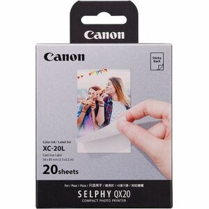 Canon XC-20 Original Inkjet Ink Cartridge/Paper Kit Pack - 20 Prints