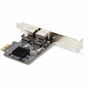 StarTech.com Gigabit Ethernet Card for Computer, Server, Workstation - 10/100/1000Base-T - Plug-in Card - Black - TAA Comp