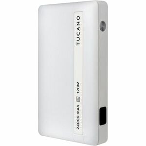 TUCANO Powerbank für Laptop 120W 24.000mAh, weiß