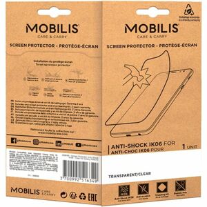 MOBILIS 5H Screen Protector for Galaxy A54 5G - Clear, Transparent - For LCD Smartphone - Anti-microbial - Shock Proof, An