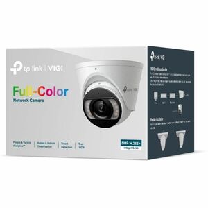 TP-Link InSight InSight S455 5 Megapixel Network Camera - Color - Turret - 98 ft Infrared/Color Night Vision - H.265+, H.2