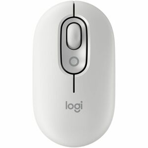 Logitech POP Mouse Rato - Bluetooth - Ótico - 4 Taste(n) - Branco - Sem fios - 10 m - 4000 dpi - Roda de deslocação - 1 x 