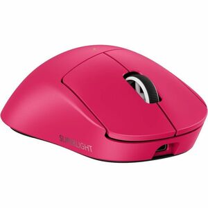 Logitech G PRO X SUPERLIGHT 2 DEX Gaming Mouse - USB 2.0 - HERO 2 - 5 Button(s) - Pink - Cable/Wireless - Rechargeable - 4