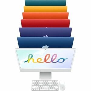 Apple iMac MWUV3CH/A 一体机 - Apple - 16 GB - 512 GB SSD - 61 cm (24") 4.5K - 台式机 - 银 - Apple M4 芯片 - 4480 x 2520 - Apple 10核