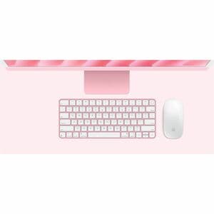 24-inch iMac with Retina 4.5K display: Apple M4 chip with 10‑core CPU and 10‑core GPU, 16GB, 256GB SSD - Pink