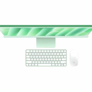 Apple iMac MWUY3B/A All-in-One Computer - Apple M4 - 16 GB - 256 GB SSD - 61 cm (24") 4.5K - Desktop - Green - Apple M4 Ch