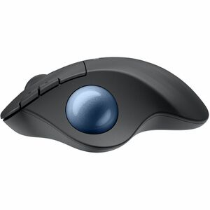 Logitech ERGO M575S Trackball - Optical - Wireless - 32.81 ft - Bluetooth/Radio Frequency - 2.40 GHz - Blue, Graphite - US