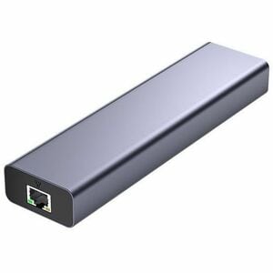 4XEM 10-port USB 3.0 Hub with Gigabit Ethernet - USB Type C - 640 MB/s - Keyboard, Mouse, Printer, Hard Drive, Notebook, D