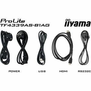 iiyama ProLite TF4339AS-B1AG 1079.50 mm 4K UHD LCD Collaboration Display - ARM Cortex A73 + A53 - 4 GB - Projected Capacit