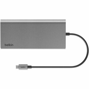 Belkin Connect Universal USB-C 8-in-1 Dual Display Core Hub- Space Gray