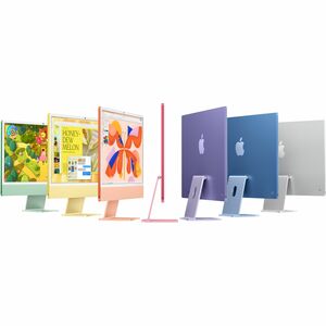 Apple iMac MD3H4HN/A All-in-One Computer - Apple M4 - 16 GB - 256 GB SSD - 60.96 cm (24") 4.5K - Desktop - Silver - Apple 