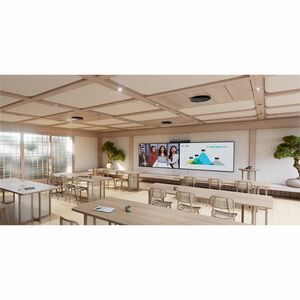 Cisco Wired Microphone for Meeting Room, Boardroom - Carbon Black - 120 Hz to 20 kHz - Directional - Ceiling Mount, Bounda