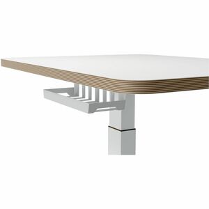 Leitz ERGO Sit-stand Desk - Height Adjustable - 650 mm Height x 600 mm Width x 800 mm Depth - Monitor, Laptop, Keyboard, M