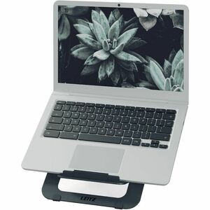 Leitz Ergo Height Adjustable Notebook Stand - 25.4 cm (10") to 43.2 cm (17") Screen Support - 1 cm Height x 30 cm Width x 