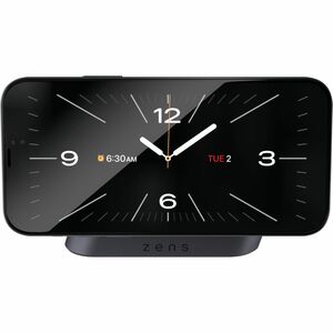 Base d'appoggio Zens Nightstand - Wireless per AirPod, iPhone 12 - Compatibilita carica - Nero
