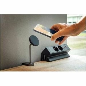 OtterBox Induction Charger - Black - For Qi2-enabled Device, iPhone, Qi-enabled Device - Input connectors: USB - Apple Sta