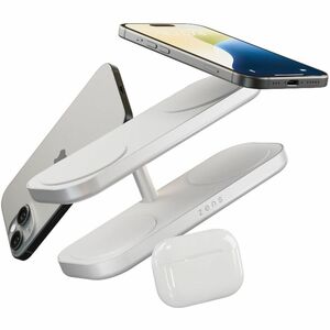 OtterBox Induction Charger - White - For iPhone, Qi-enabled Device - Input connectors: USB - MagSafe Technology, Magnetic