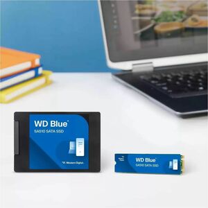 WD Blue Solid State-Laufwerk - 2,5" Intern - 2 TB - SATA - Desktop-PC, Notebook Unterstütztes Gerät - 500 TB TBW