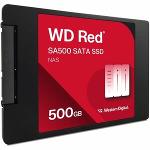 WD Red SA500 WDS500G1R0A 500 GB Solid State Drive - 2.5" Internal - SATA (SATA/600) - NAS Device Supported - 350 TB TBW - 
