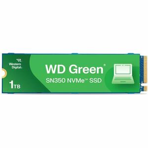 Unità stato solido WD Green SN350 WDS100T3G0C-00AZL0 - M.2 2280 Interno - 1 TB - PCI Express NVMe (PCI Express NVMe 3.0 x4