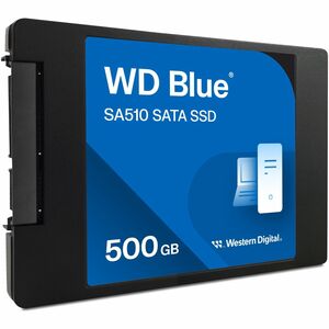 WD Blue SA510 WDS500G3B0A 500 GB Unidade de estado sólido - 2,5" Interno - SATA - 200 TB TBW - 560 MB/s Maximum Read Trans