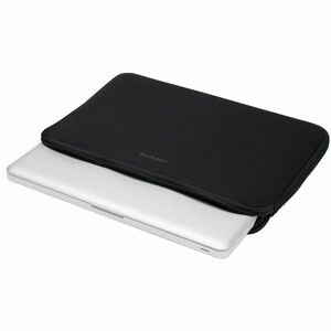 Dicota Perfect Skin Tasche (Sleeve) für 33 cm (13 Zoll) bis 33,8 cm (13,3 Zoll) Notebook - Schwarz - Stoff, Neopren Körper