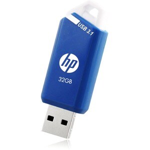 HP x755w 32 GB USB 3.1 (Gen. 1) Typ A Flash-Laufwerk - Blau, Weiß - 75 MB/s Read Speed - 30 MB/s Write Speed - 2 Jahr(e) G