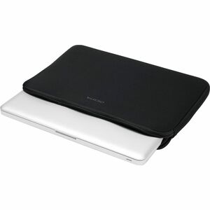 Dicota Perfect Skin Tasche (Sleeve) für 38,1 cm (15 Zoll) bis 39,6 cm (15,6 Zoll) Notebook - Schwarz - Stoff, Neopren Körp