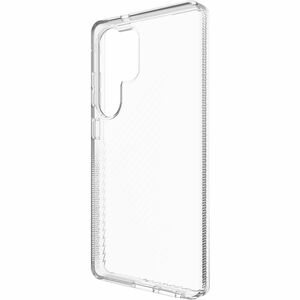 ZAGG Luxe Case for Samsung Galaxy S25 Ultra Smartphone - Ripple Pattern - Clear - Drop Resistant, Bacterial Resistant, Odo