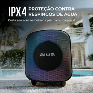 CAIXA DE SOM AIWA PARTYBOX PB-07 BLUETOOTH PRETA (AWS-PB-07
