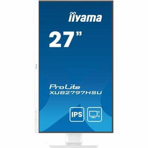 iiyama ProLite XUB2797HSU-W2 27 Zoll Class Full HD LED-Monitor - 16:9 Format - Matt-weiß - 68,6 cm (27 Zoll) Viewable - IP