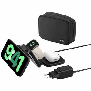 Belkin BoostCharge Pro Induktionsladegerät - Schwarz - für Qi2-fähiges Gerät - Magnetisch