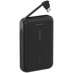 Belkin BoostCharge Power Bank - Black - For Smartphone, Tablet PC, iPad mini, iPad Pro - 2 x Type-C 20W - 10000 mAh - 20 W