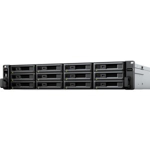 Synology RX1222SAS 驱动器机箱 串行连接SCSI, SATA - SAS 主机接口 - 2U 可机架安装 - 热插拨托架 - 12 x 支持硬盘 - 192 TB 支持的HDD硬盘总容量 - 12 x 支持SSD - 192 