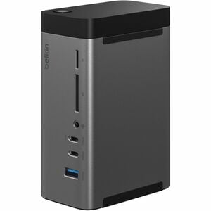 Belkin Connect USB-Typ C Docking Station für Monitor, Speicherkartenleser - Ladefunktion - Speicherkartenleser - SD, micro