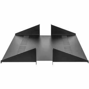 Intellinet 2U Montable en bastidor Rack para Conmutador LAN, Panel de conexión, Bastidor, Equipo de Red - 2 Poste - 482.60