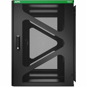 APC by Schneider Electric NetShelter 18U Wall Mountable Enclosed Cabinet Rack Cabinet for UPS, IT Equipment - 482.60 mm Ra